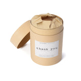 Luma Lab Series Duftkerze Moods "Thank You" in edler Verpackung, handgefertigt aus veganem Sojawachs mit nachhaltigem Design.