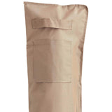 LUMALAND Abdeckung Schutzhülle für Sonnenschirm - 195 x 25/35 cm - Reißfestes Oxford 600D Gewebe 280 g/m² - Beige mit Griff und Tasche