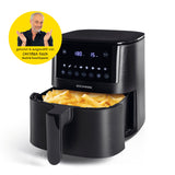 Rachs KOCHWERK Heißluft-Fritteuse Digital 4,2l mit 8 Programmen, Erinnerungsfunktion und spülmaschinengeeignetem Frittierkorb.