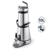 BEEM Samowar Amira mit Dispenser 10 l aus Edelstahl, energiesparend, mit Induktionstechnologie und praktischem Heißwasser-Dispenser.