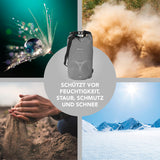 #DoYourOutdoor Dry Bag 5L - Dunkelblau, wasserdichter, robuster Rucksack für Outdoor-Abenteuer mit Schutz vor Feuchtigkeit und Staub.