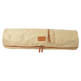 #DoYourYoga Yogatasche "Sunita" Sandfarben Größe L aus robustem Canvas mit Doppelreißverschluss und Zubehörfach.