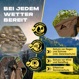 Where Tomorrow - Pop up Duschzelt - 10 Sek. Quick-up-Aufbau - 220 cm hoch - Braun, wasser- und wetterfest, ideal für Outdoor bei jedem Wetter.