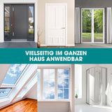 EASYmaxx Dichtungsband Set selbstklebend 3-tlg. 5m für Fenster, Türen und mehr zur Zugluft- und Kälteisolierung im ganzen Haus.