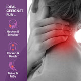 VITALmaxx Shiatsu-Massagegerät mit Knet- & Druckmassage, Wärme & Halteschlaufen ideal für Nacken, Schultern, Rücken und Beine.