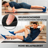 #DoYourFitness Fitnessmatte schwarz 183x61x2 cm rutschfest robust für Yoga Gymnastik In- & Outdoor mit komfortabler Dämpfung