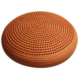 World Fitness Ballsitzkissen "Blowup" - Inkl. Pumpe - Ø 33 cm - Orange mit Massage-Noppen für ergonomisches Sitzen und Balanceübungen.