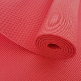 DoYourYoga Yogamatte Kirana - 183 x 61 x 0,4 cm - Himbeerrot, weich, rutschfest und pflegeleicht aus ECO-PVC.