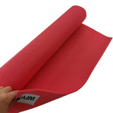#DoYourYoga Fitnessmatte Yogamatte "Annapurna Comfort" - 183 x 61 cm, rutschfest und weich für Pilates und Workout in Rot.