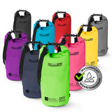 Where Tomorrow Dry Bag 20L - Style 01 - Grün wasserdichter, robuster Outdoor-Rucksack mit verstellbarem Schultergurt und UV-Schutz.