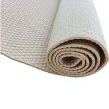 DoYourYoga Yogamatte Kirana Caramel 183x61x0,4 cm rutschfeste, weiche ECO-PVC Matte für Yoga, Pilates und Fitness mit langer Haltbarkeit.