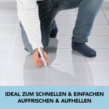 EASYmaxx Fugenweißstift 4-tlg. Set für präzises und wasserfestes Weißmachen von Fugen, hohe Deckkraft und einfache Anwendung.