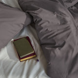 LUMALAND Premium Bettwäsche Everyday in Anthrazit, weiche Polycotton Qualität mit YKK Reißverschluss, 155x200 cm Decke & 80x80 cm Kissenbezug.