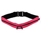 DoYourFitness Laufgurt FunRunner in Pink mit zwei Taschen, wasserabweisend und reflektierend, ideal für Laufen und Fitness.