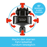 freibeik advanced - Das bewegliche Sattelgelenk 2.0 ermöglicht 15° Bewegung in alle Richtungen für mehr Fahrkomfort und Übersicht.