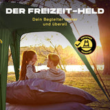 Where Tomorrow - Pop up Pavillon - Faltpavillon - 10 Sek. Quick-up-Aufbau in Dunkelgrün, wetterfest, mit Seitenwand und einfachem Transport.