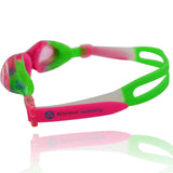 #DoYourSwimming Kinder-Schwimmbrille Flippo in Pink/Grün mit 100% UV-Schutz und Antibeschlag für sicheren Schwimmspaß.