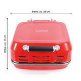 GOURMETmaxx Elektrischer Pizza-Ofen inkl. Pizzastein, 1800 W, Timerfunktion, 30 cm Ø, knusprige Pizza bis 400°C in 3-4 min.