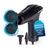 VITALmaxx Massage Gun mit 6 Leistungsstufen, 4 Aufsätzen inkl. Dual-Kugelaufsatz für intensive, individuelle Massage.