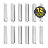 EASYmaxx Insect Protect Magnete für Insektenschutzgitter – 12 starke Magnete mit Halteplättchen, einfache Montage ohne Bohren.