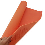 DoYourYoga Yogamatte Kirana in Orange, 183x61x0,4 cm, weich, rutschfest und pflegeleicht für Yoga und Fitness.