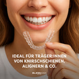 Blessand Mundpflege Nr. 7 10ml weiß pflegt und schützt das Zahnfleisch, ideal für Träger:innen von Knirschschienen und Alignern.