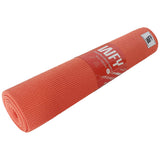 #DoYourYoga Fitnessmatte Yogamatte "Annapurna Comfort" - 183 x 61 cm, orangene Pilates- und Workout-Matte, rutschfest und pflegeleicht.