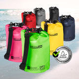 Where Tomorrow Dry Bag 5L - Style 01 - Grün, wasserdichter und robuster Outdoor-Rucksack mit verstellbarem Schultergurt