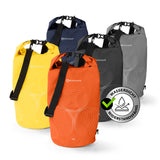 #DoYourOutdoor Dry Bag 30L - Orange wasserdichter, robuster Rucksack mit verstellbarem Schultergurt und UV-Schutz für Outdoor-Abenteuer.