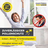 EASYmaxx Insect Protect Insekten- & Pollenschutz, Magnet für Fenster bis 150x180cm, zuverlässiger Pollenschutz bei Pollenallergie.