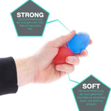 #DoYourFitness® Handtrainer/Fingertrainer - Strong - Blau zur Kräftigung der Finger-, Hand- und Unterarmmuskulatur aus TPR-Gummi.