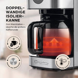 Barista Filterkaffeemaschine Touch Iso mit Isolierkanne, doppelwandig isolierend, 8 Tassen Fassungsvermögen, Edelstahl-Kanne.