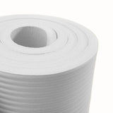 #DoYourFitness Fitnessmatte - In- & outdoor, rutschfest, robust, 183 x 61 x 1,2 cm, weiß, ideal für Yoga und Gymnastik.