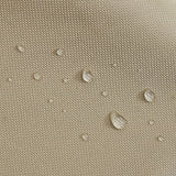 LUMALAND Abdeckung für Sonnenschirm - 160 x 50/65 cm - Beige, wasserdichtes PVC-beschichtetes Oxford 600D Gewebe mit Wassertropfen.