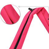 #DoYourFitness Laufgurt FunRunner Pink mit wasserabweisendem Stoff und Reißverschluss für Sport und Outdoor-Aktivitäten.