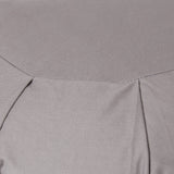 #DoYourYoga Yoga-Kissen Ganesh in Hellgrau, gefüllt mit Bio-Dinkelspelz, Meditations- und Sitzkissen 45x30x14 cm