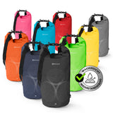 #DoYourOutdoor Dry Bag 20L - Schwarz wasserdichter, robuster Dry Bag mit verstellbarem Schultergurt und stabilem Rolltop-Verschluss für Outdoor-Abenteuer