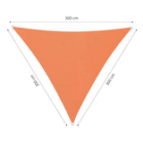 LUMALAND Sonnensegel Polyester - Quadrat 3 x 3 Meter - Gelb, robust, UV-Schutz 30+, inklusive 3 Befestigungsseilen, reißfestes Material