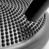 World Fitness Ballsitzkissen "Blowup" - Inkl. Pumpe - Ø 33 cm - Schwarz mit Noppenstruktur und Luftpumpe für ergonomisches Sitzen.