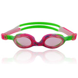 #DoYourSwimming Kinder-Schwimmbrille Flippo Pink/Grün mit 100% UV-Schutz und Antibeschlag, robust und komfortabel für Kinder.
