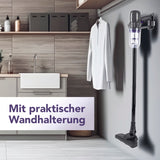 CLEANmaxx Akku-Staubsauger 2in1 kabellos mit praktischer Wandhalterung, Hand- & Bodensauger flexibel einsetzbar und ladbar.