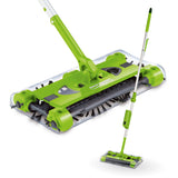 Akku-Besen Swivel Sweeper G2 + Ersatz-Akku, kabellos und wiederaufladbar, mit 360° Rotation und rückenschonendem Ellenbogengelenk.