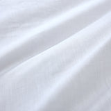 LUMALAND Premium Bettwäsche Everyday Ganzjahres Bettbezug 155x200 cm & Kissenbezug 80x80 cm in Weiß, weiche Polycotton-Qualität