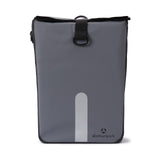 DoYourSports Wasserdichte Fahrradtasche Roll-Top 21 L Grau, 3-in-1, reflektierend, wasserfest und flexibel für alle Gepäckträger.