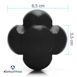 #DoYourFitness Reaktions-Ball HandsUp Schwarz in einzigartiger Form zur Verbesserung von Reaktion und Koordination beim Training.