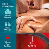VITALmaxx Shiatsu Nackenmassagegerät mit 8 Massagebällen bietet Druck-, Knetmassage und Wärmefunktion für Schultern und Nacken.