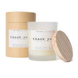Luma Lab Series Duftkerze Moods "Thank You" im Glas mit Holzdeckel, vegan, nachhaltig, 25 Stunden Brenndauer, Geschenkidee und Wohlfühlduft.