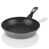 BRATmaxx Keramik-Pfanne - 28 cm - Anthrazit mit 2-facher Keramikbeschichtung und Cool-Touch-Griff, kratzfest und langlebig.