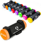 World Fitness Corebag Sandsack Carolous - Fitness Power Bag 20 kg, robuster Nylon-Gewichtssack fürs Functional Training