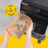 RACHS KOCHWERK Backpapierschalen für Heißluftfritteusen 2er-Set, ölbeständig, hitzebeständig bis 230°, 4,5 & 9 Liter Größe.
